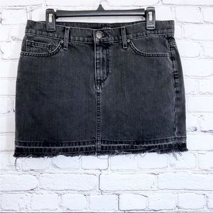 Joe’s Jeans Black Denim Skirt Mini Size 28